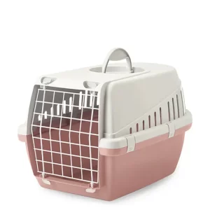 Savic Trotter 1 Pet Carrier - Grey-Ash Rose - 19X13X12 inch